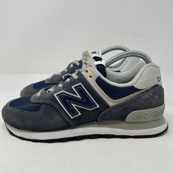 New Balance Men 574 Core - Standard Navy / White US Size 7.5 - Picture 6 of 13
